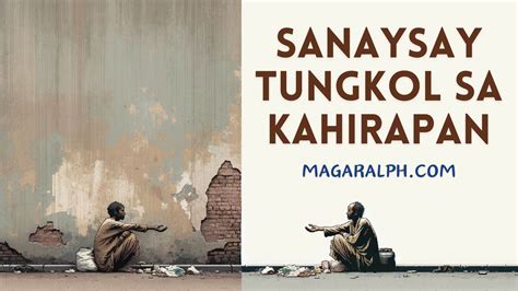 Sanaysay Tungkol sa Kahirapan (9 Sanaysay) — MagaralPH.